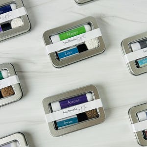 Just Breathe Gift Tin: Essential oils for relaxation and mindfulness