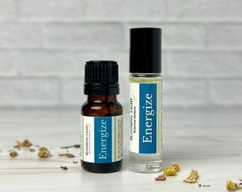 Energize essential oil blends for uplifting, motivation, and focus