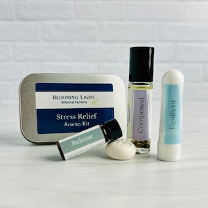 New! Stress Relief Kit |  An aromatherapy relaxation kit for stress relief | Make the perfect gift set for her