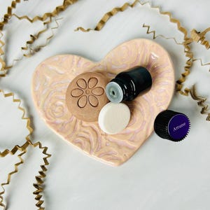 Heart Essential Oil Diffuser Gift Box | Handmade aromatherapy gift set you can customize