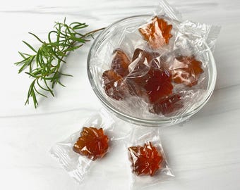 Hard Maple Candy: made from Vermont maple syrup, Bag of 12 candies or Bulk by the pound