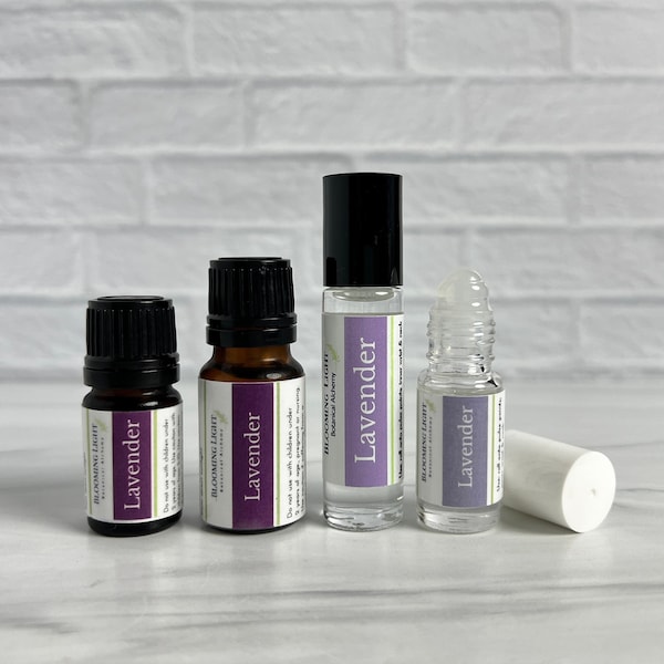 Lavender essential oils | 100% pure undiluted essential oil for aromatherapy | Great for essential oil diffusers | Pure oil or Rollers