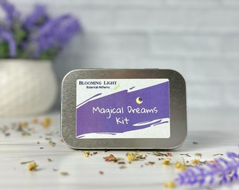 Magical Dreams Kit/ A wishing star, magical aromatherapy spray and a sleepy time essential oil roller for relaxation and sweet dreams