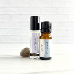 Composed Essential Oil Blend: Crystal Infused Aromatherapy for Stress Relief