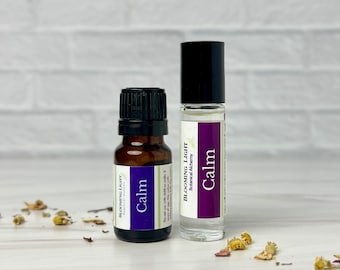 Calm essential oil blends for relaxation and stress relief