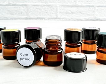 Sample set of essential oil blends from our mindset collection