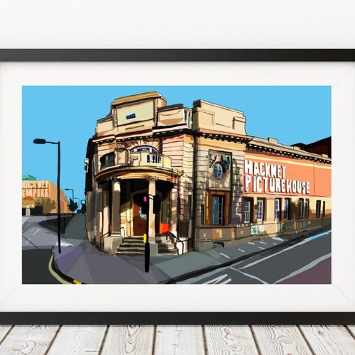 Map of East London Art Print wider Area Version Etsy