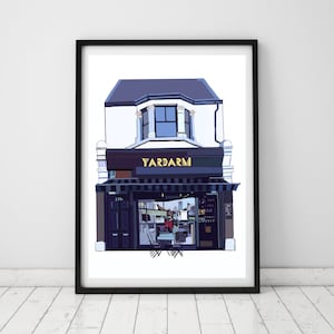 Yardarm, Francis Road, Leyton, East London Illustration Art Print