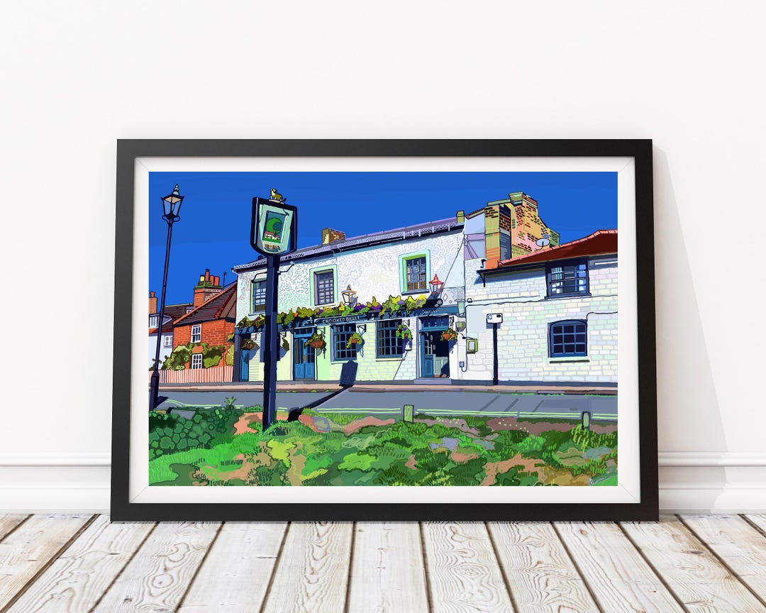 The Crooked Billet, Wimbledon Village, South London Illustration Art ...