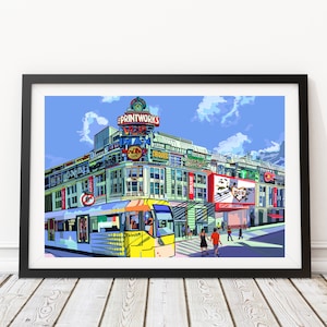 The Printworks, Manchester, Noroeste de Inglaterra, Reino Unido Ilustración Lámina artística