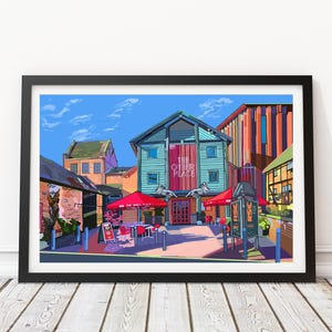 The Other Place, RSC, Stratford-upon-Avon, Engeland illustratie Art Print