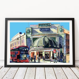 Brixton Academy, South London Illustration Art Print