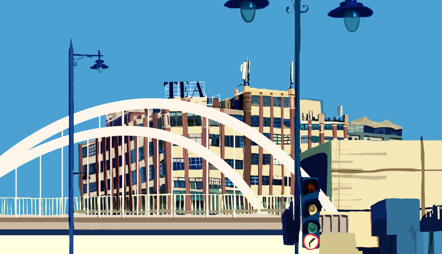 Tea Building Tea Building Shoreditch East London Art Print - Etsy