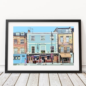 The Woolpack, Bermondsey, South London Illustration Art Print