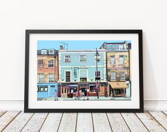 The Woolpack, Bermondsey, South London Illustration Art Print