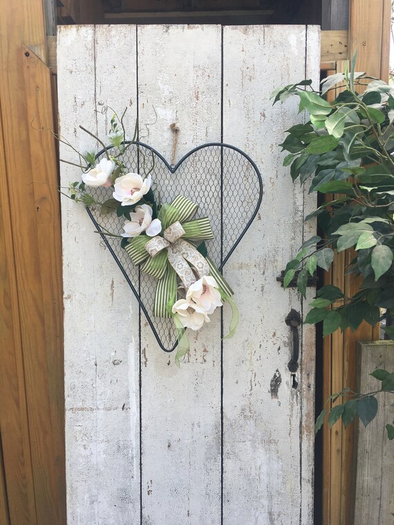 Front door wreath Wreath for front door Everyday door hanger, Gift for her Front door hanger Magnolia door hanger Summer wreath