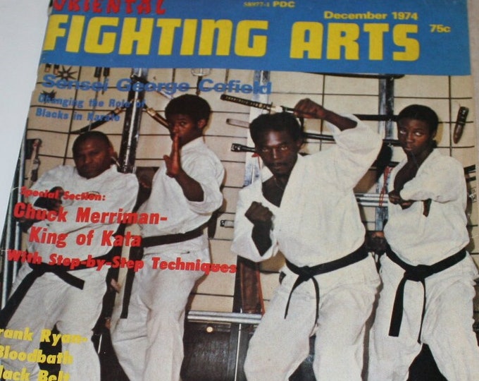 George Cofield Oriental Fighting Arts 1974 Magazine Karate MMA Martial Arts Black Belt ...