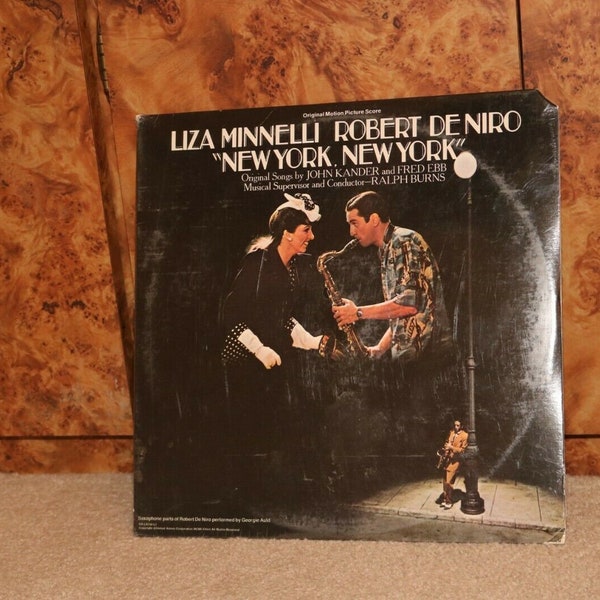 New York 2 LP Vinyl Record SOUNDTRACK 1977 Liza Minelli Robert De Niro Sealed