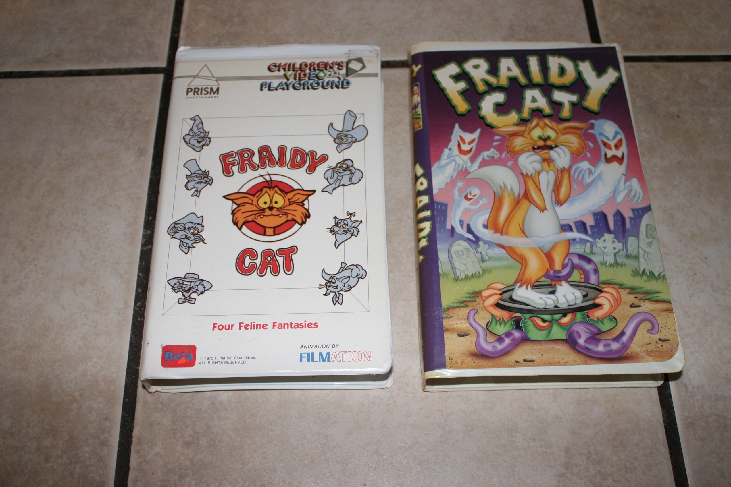 Fraidy Cat Vintage VHS Video Old-school Cartoon Video - Etsy UK Fraidy Cat Vintage VHS Video Old-school Cartoon Video - Etsy UK