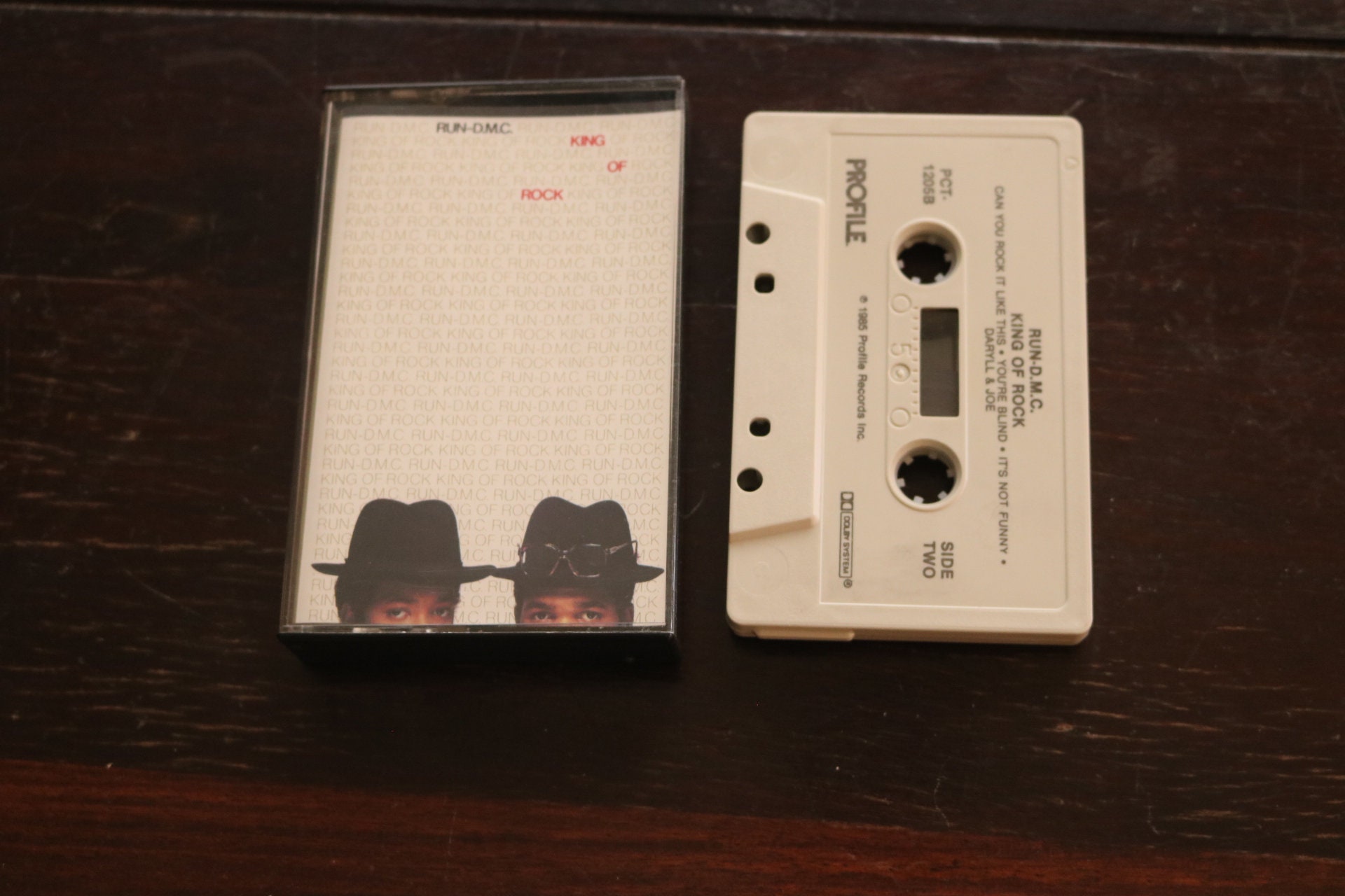 Run DMC Cassette Tape 1985 For Vintage 1980's Boombox Etsy