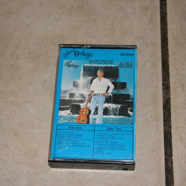 Gilbert Ortega (1976) The "King" Of Indian Jewelry Goes Country Cassette Tape Vintage 1970s