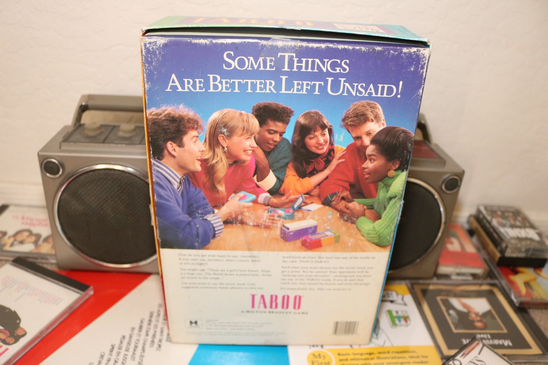 Taboo Game 1988 Milton and Bradley Vintage 1980s Boardgame - Etsy