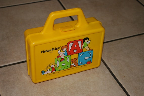 Fisher Price Lunchbox Vintage 1979 638 ABC Play School Lunch Box With  Thermos Toy Vintage 1970s 