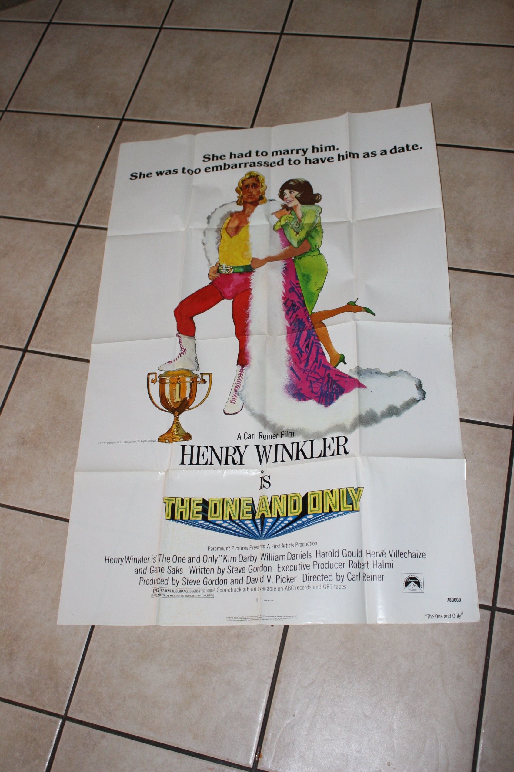 The One And Only 1978 Movie Poster Henry Winkler Etsy The One And Only 1978 Movie Poster Henry Winkler Etsy