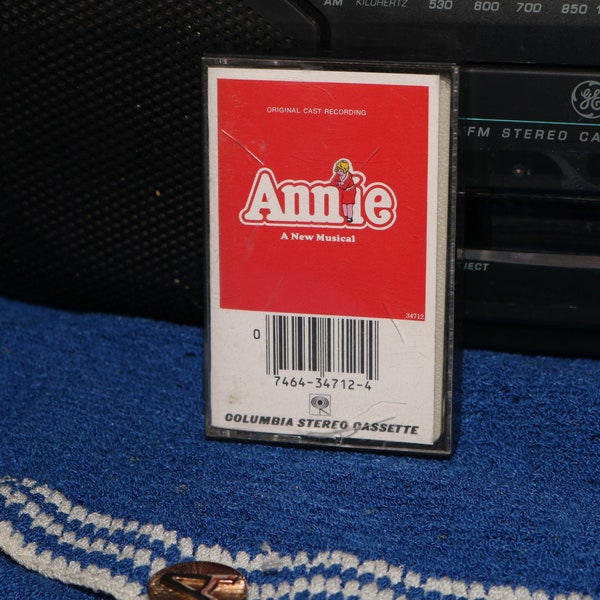 ANNIE 1982 Tape Soundtrack Vintage 1980er Jahre Album Albert Finney Carol Burnett Bernadette Peters Ann Reinking