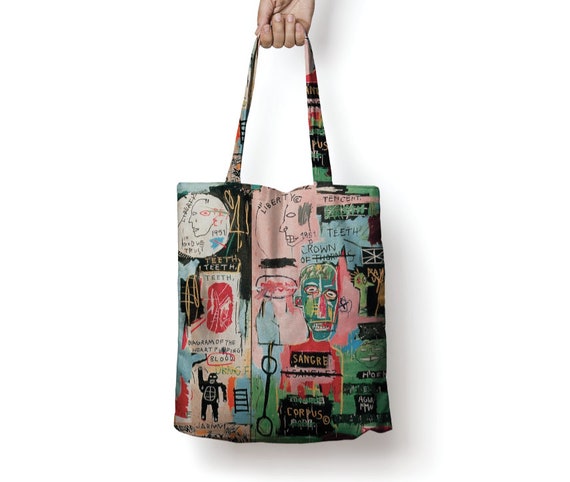 Tote Bag With Spray Paint Art Print Abstract Art Graffiti 