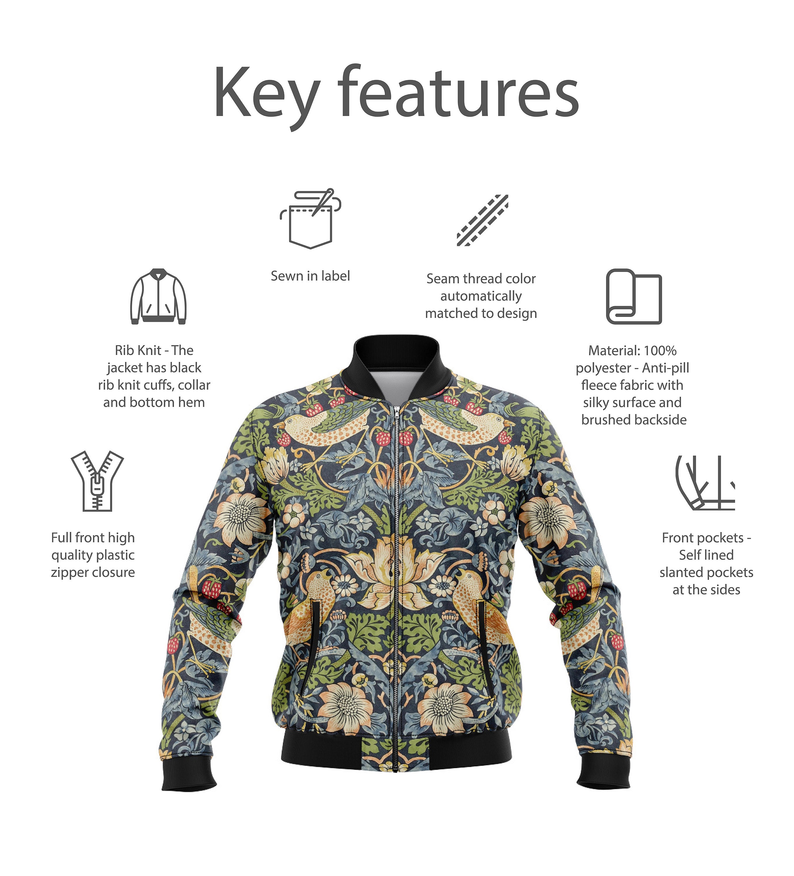 Leopard Bomber Jacket, Printed Bomber-jacket Animal Print Leopard Bomber Jacket, Printed Bomber-jacket Animal Print