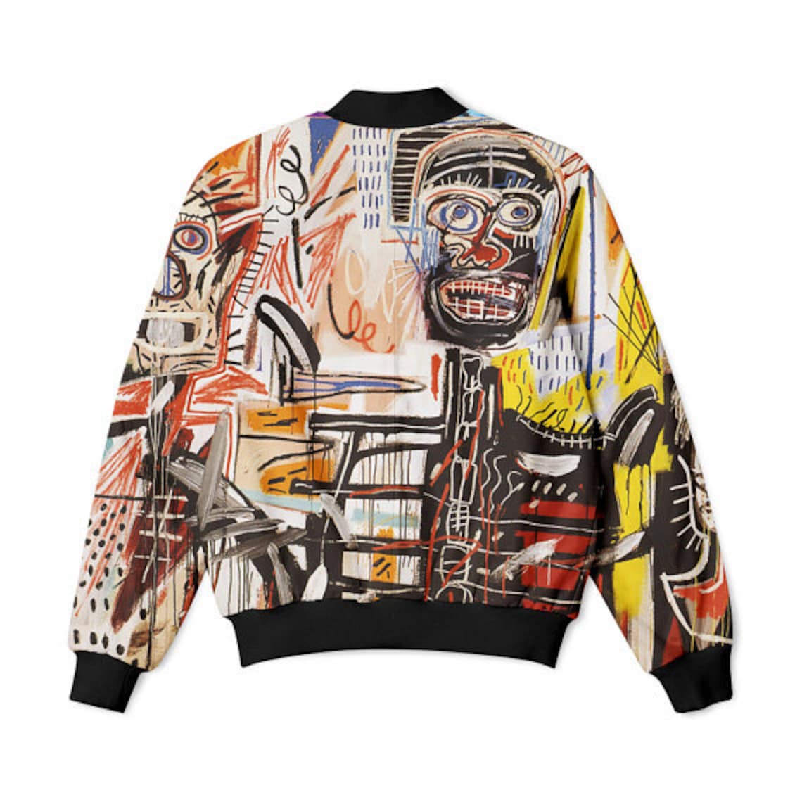 Basquiat Clothing Bomber Jacket Printed Man/woman - Etsy