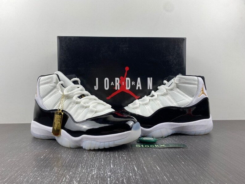 2024 NEW Jordan 11 Gratitude DMP 2023 White/blackmetallic Gold