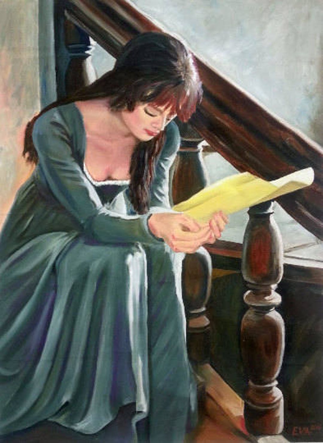 Custom Portrait - Personalized Oil Canvas - Painting Art From Photo ...