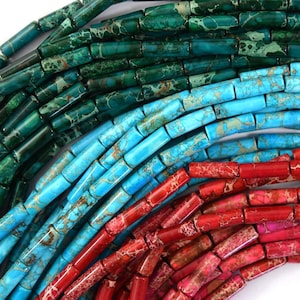 13 mm zeesediment jaspis buiskralen edelsteen 15,5" streng blauw magentagroen