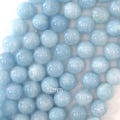 Light Blue Aquamarine Quartz Round Beads 15" Strand 4mm 6mm 8mm 10mm 12mm