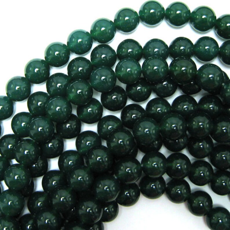 Green Onyx Round Beads Gemstone 15" Strand 3mm 4mm 6mm 8mm 10mm 12mm Green Onyx Round Beads Gemstone 15" Strand 3mm 4mm 6mm 8mm 10mm 12mm