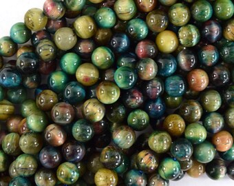 Occhio Di Tigre - Sfera Sfaccettata Da 4mm - Pietre Singole (al Pezzo - Foto 2