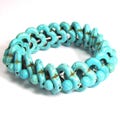 20mm blue turquoise stretch bracelet 8