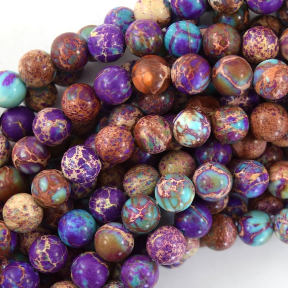 1 Strand Purple Sea Sediment Jasper & Lapis Lazul Stone Loose Bead 15.5inch 1 Strand Purple Sea Sediment Jasper & Lapis Lazul Stone Loose Bead 15.5inch
