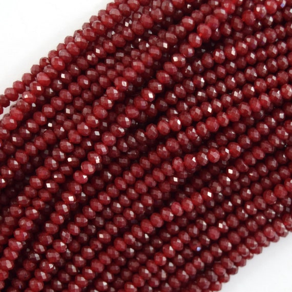 Natural Red Garnet 3mm 4mm 6mm 8mm 10mm 12mm 14mm Round Beads