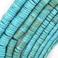 Blue Turquoise Heishi Disc Beads Gemstone 15.5" Strand 3mm 4mm 6mm 8mm 10mm 12mm