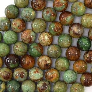 Natural African Green Opal Round Beads Gemstone 15 Strand 6mm 8mm 10mm image 4