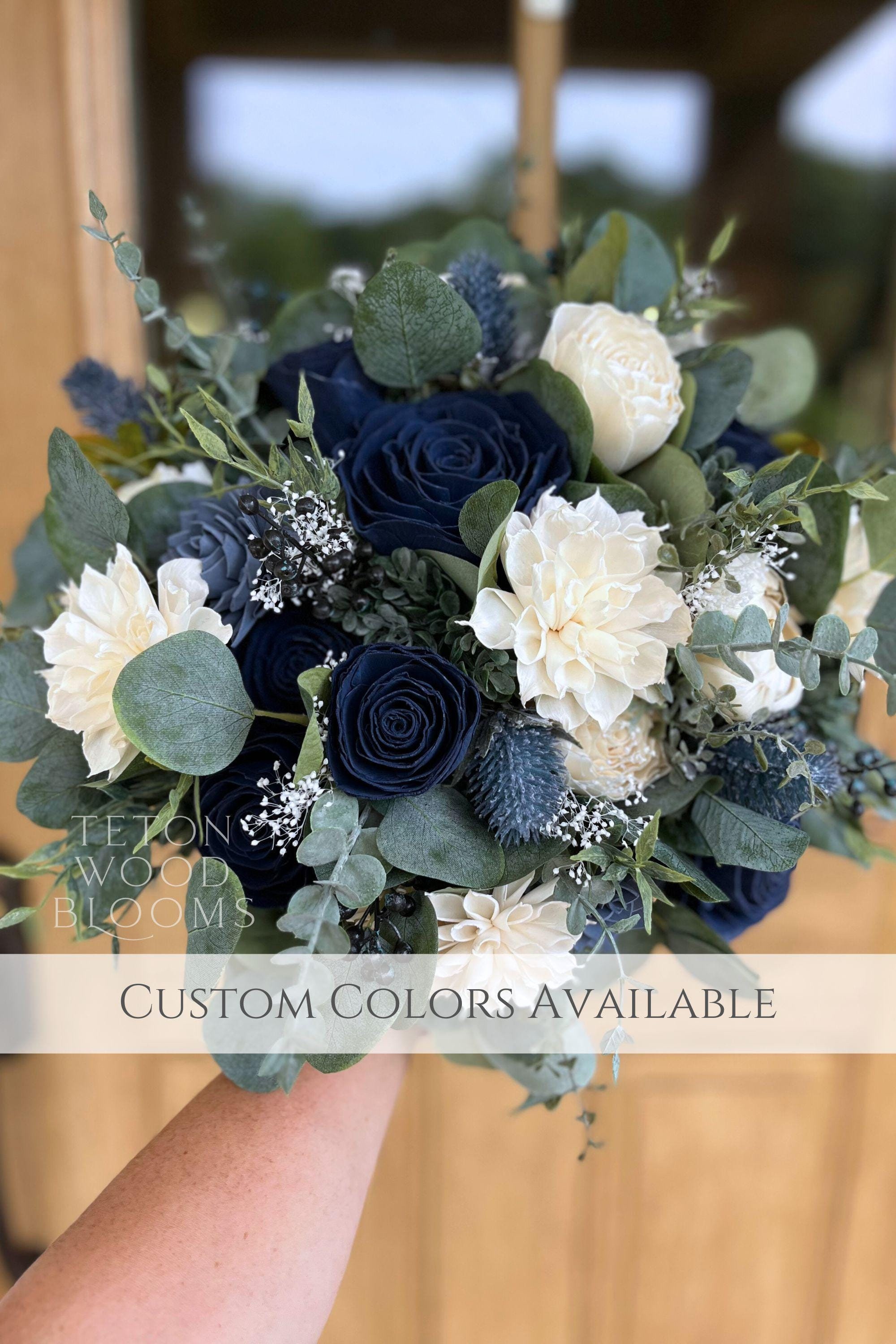 トップス 2024S/S METHO bouquet of sailors The Miranda Bouquet / Navy Bridal / Rustic Wild Bridal Bridesmaid
