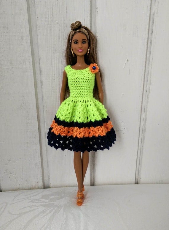 barbie crochet clothes
