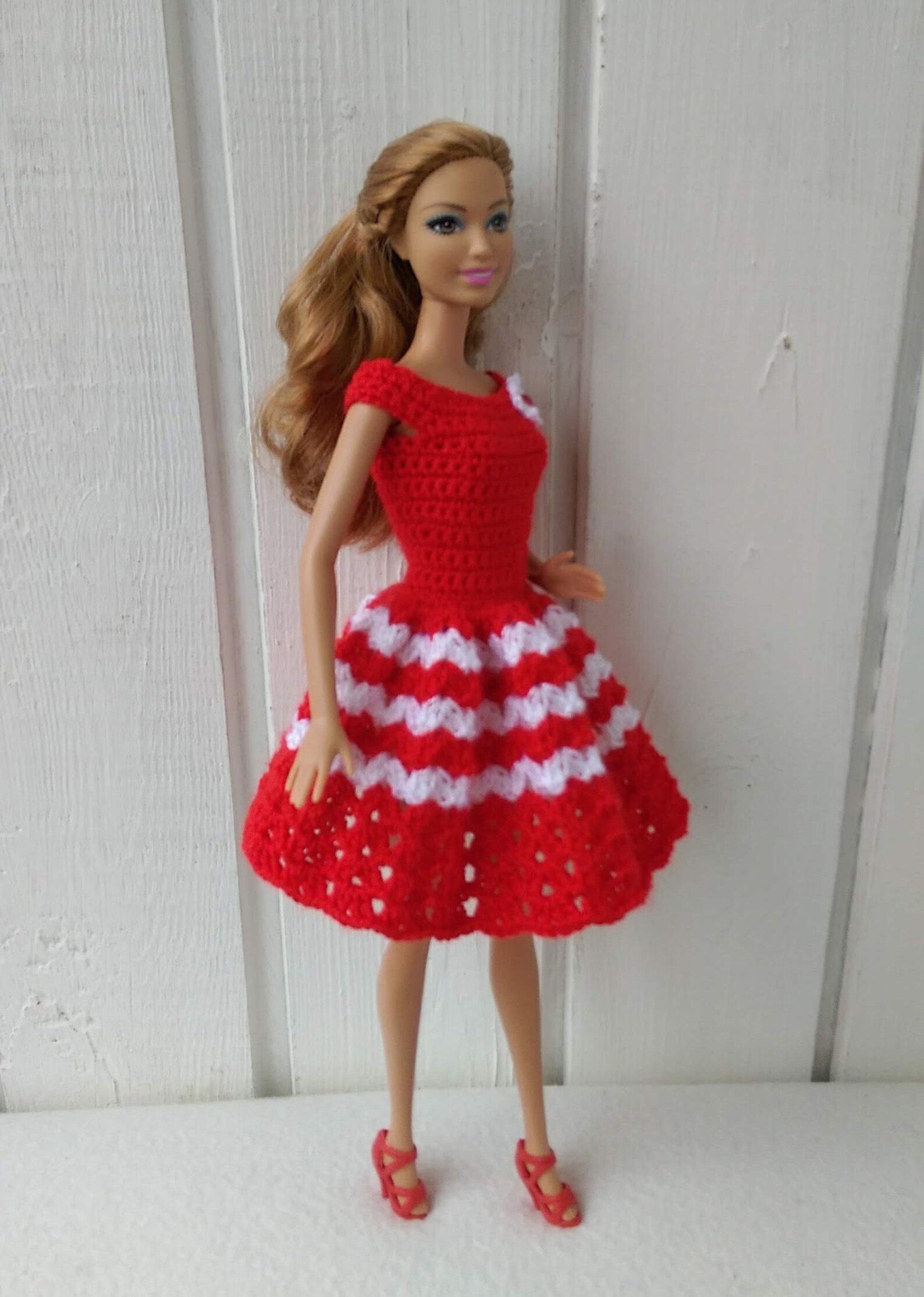 Barbie clothes Barbie Crochet Dress for Barbie Doll | Etsy