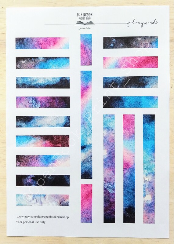 printable stickers aesthetic washi tape printable 1