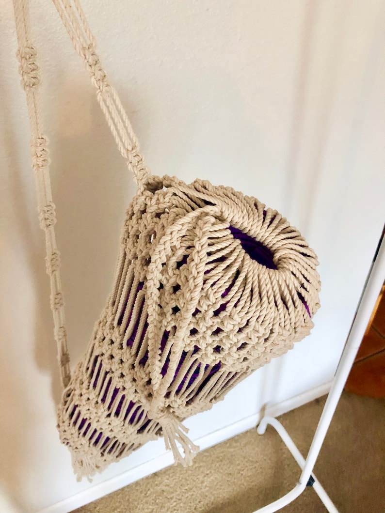 Macrame Yoga Mat Bag Etsy