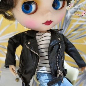 Veste en cuir BLYTHE - Biker pour Blythe - Veste biker pour Blythe - échelle 1/6