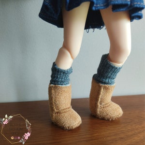 Doll socks for BLYTHE doll Doll clothes for Blythe Handmade Scale 1/6 3